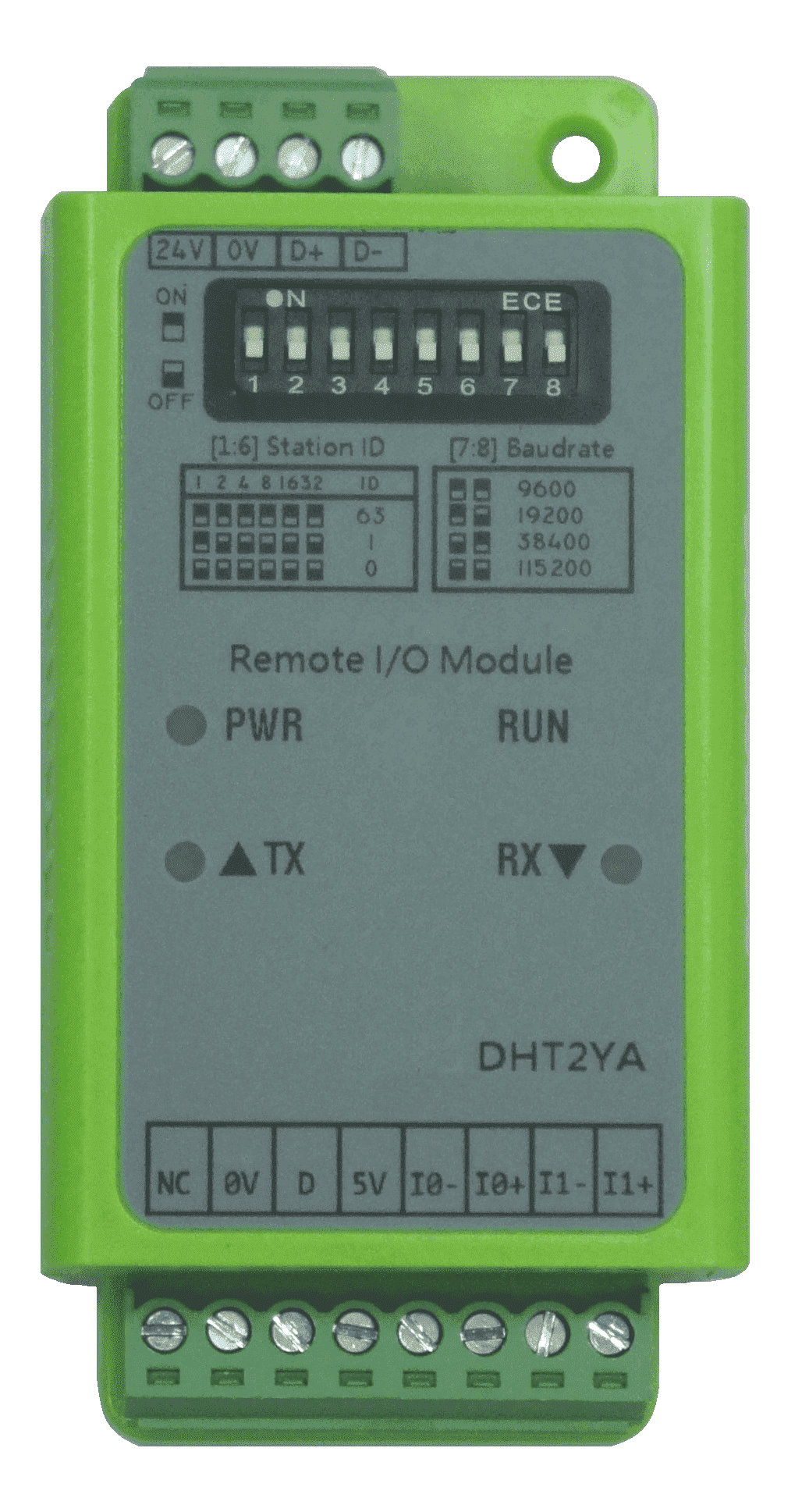 JM-DHT2YA 溫濕度 & 繼電器接點輸出模組